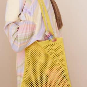 Pieces - Stof- & canvastasker - Pale Banana - Pcmary Tote Bag D2D - Tasker - Fabric & canvas bags